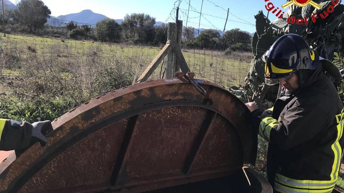 L'intervento dei vigili del fuoco