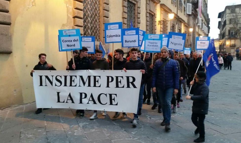 Un successo la Marcia per la pace in centro