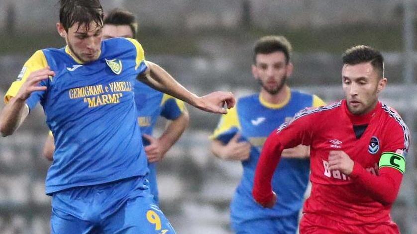 Carrarese, la sosta arriva a puntino