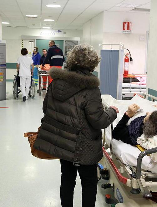 Un paziente al pronto soccorso (foto d'archivio)