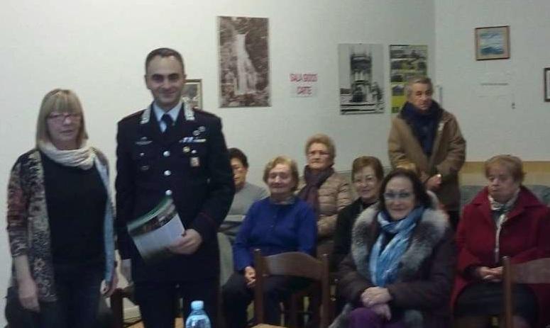 Nuovo incontro coi carabinieri sulle truffe in casa agli anziani
