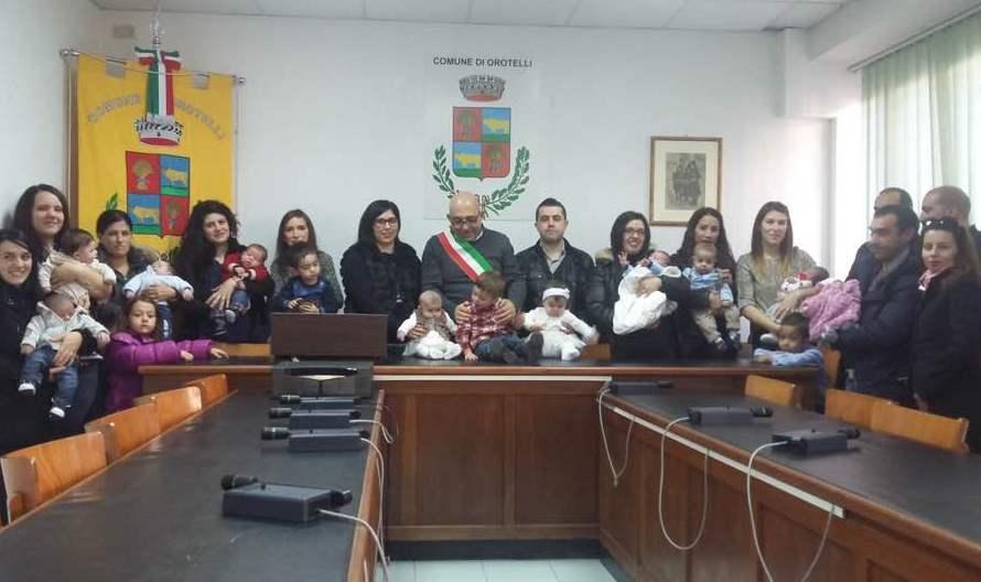 Festa per i bambini nati nel 2016