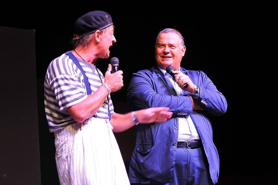 A destra Niki Giustini con il suo grande amico e collega Graziano Salvadori
