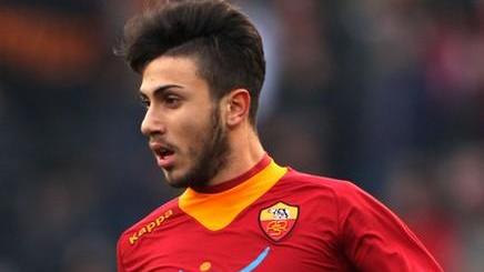 L'attaccante Giammarco Piscitella con la maglia della Roma