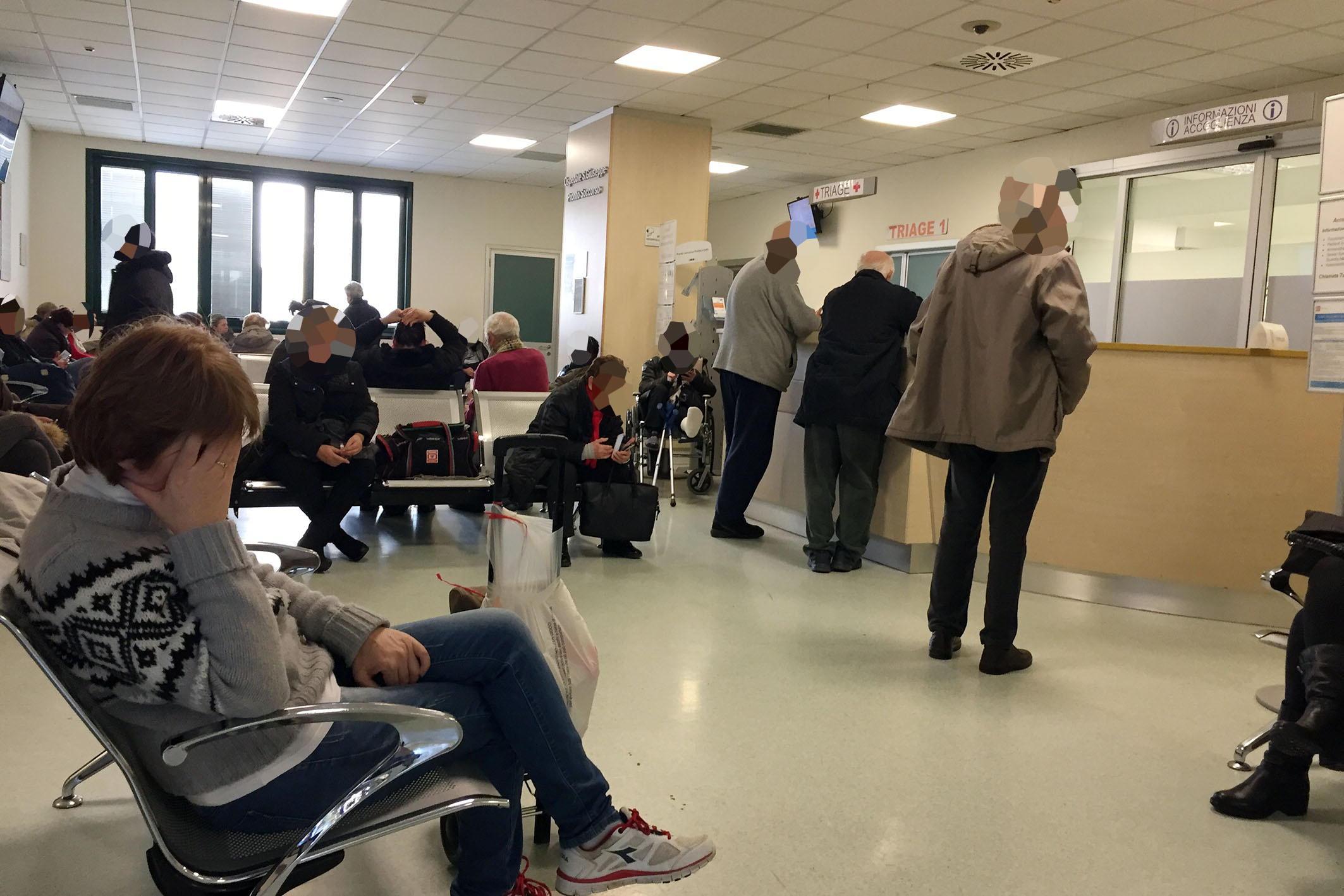 Il pronto soccorso di Empoli (Foto Agenzia Carlo Sestini)
