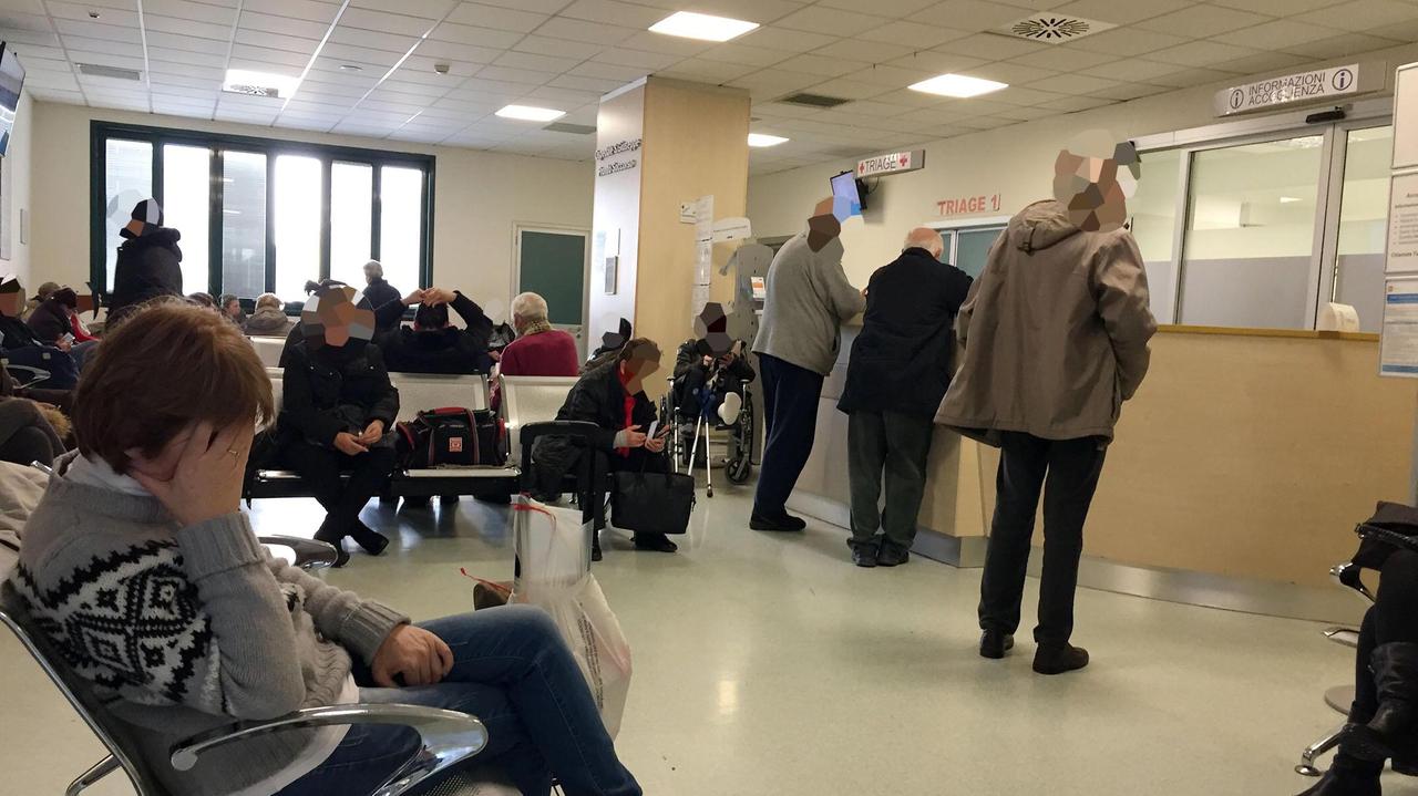 Il pronto soccorso di Empoli (Foto Agenzia Carlo Sestini)