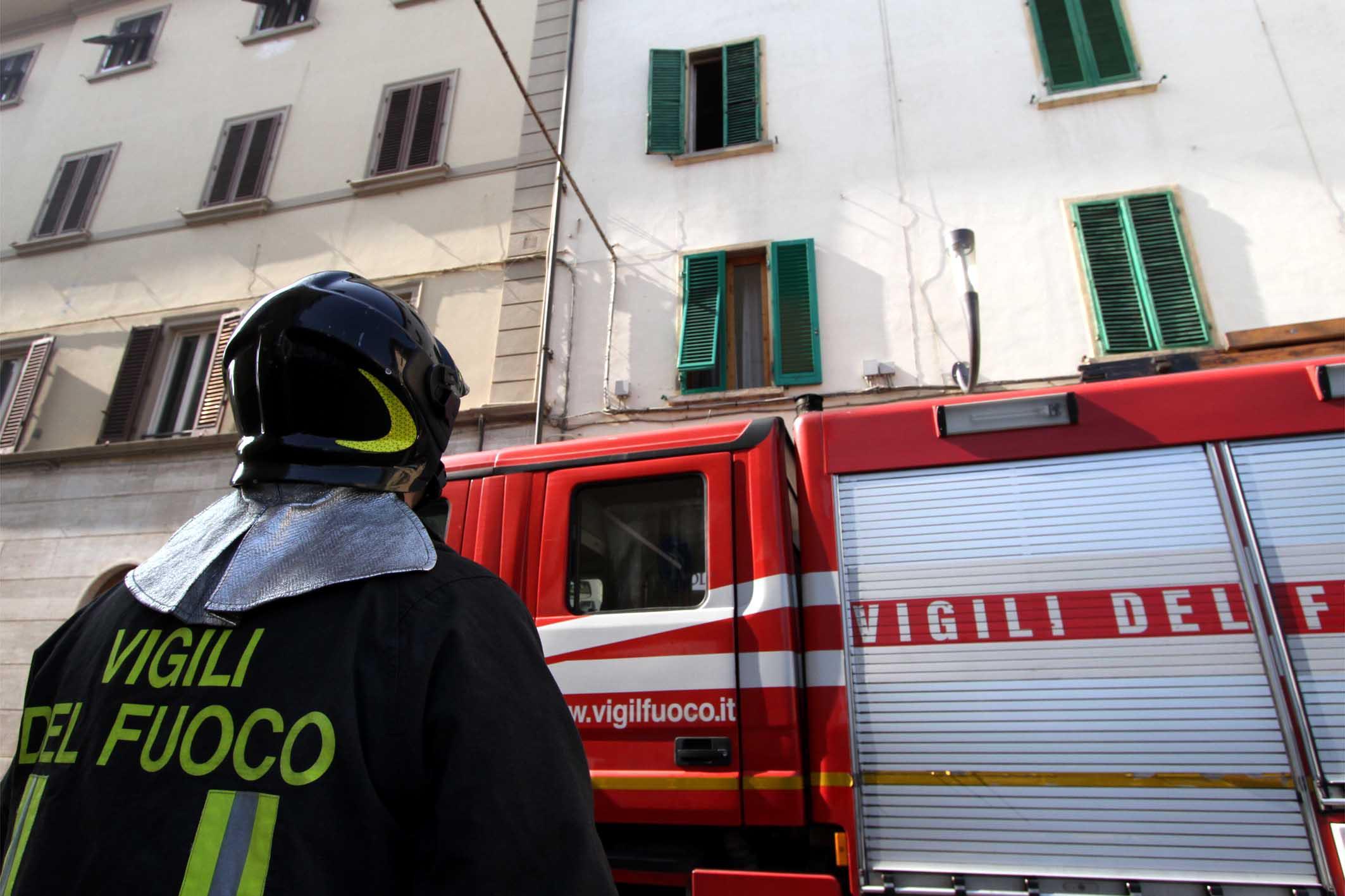 Un intervento dei vigili del fuoco (foto d'archivio)