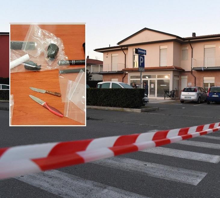 Accoltella i carabinieri e si barrica in casa 