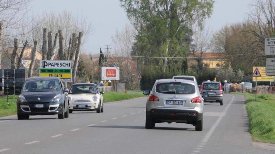 Quasi 18mila mezzi al giorno su via Chelini