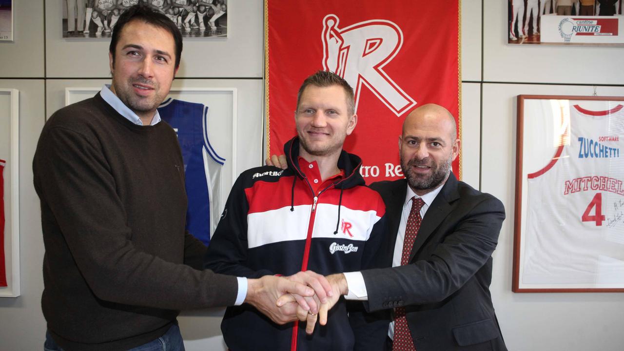Il ritorno di Rimas Kaukenas: il campione riparte dalla Grissin Bon Reggio Emilia