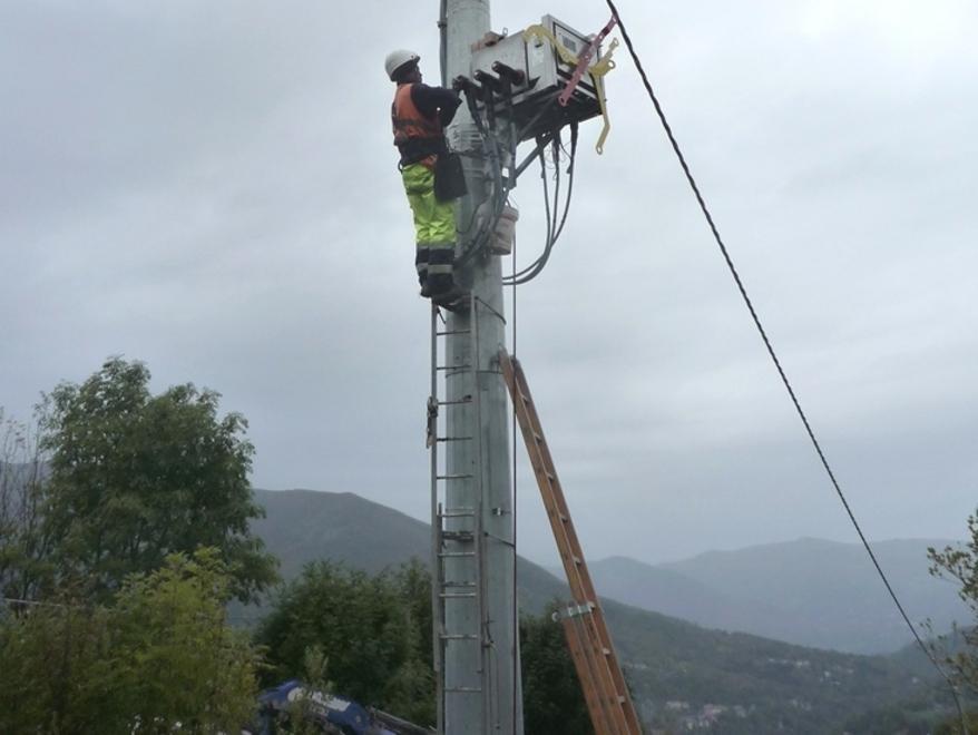 Fiumalbo, realizzata nuova linea elettrica 