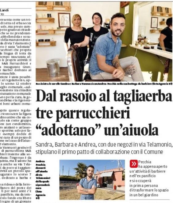 Non solo shampoo per i parrucchieri di via Telamonio 
