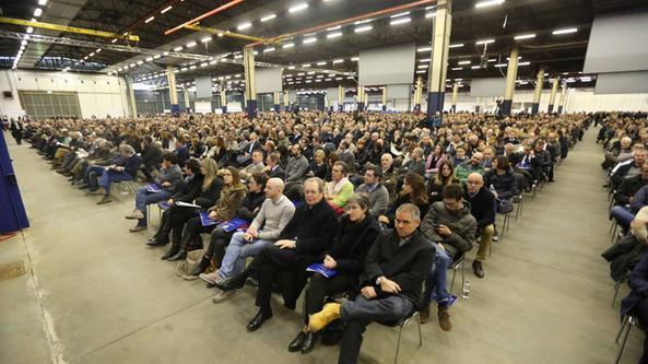 Una delle ultime assemblee dei soci della BpVi