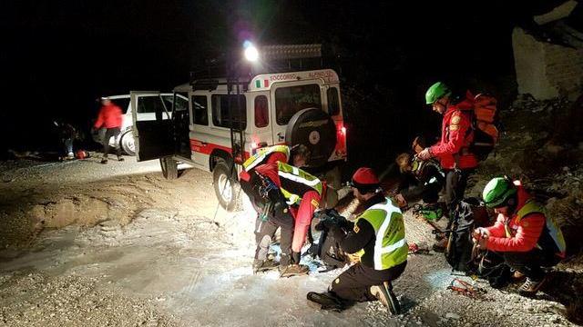 L'intervento del Soccorso alpino
