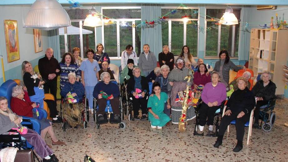 Visita speciale alla casa di riposo