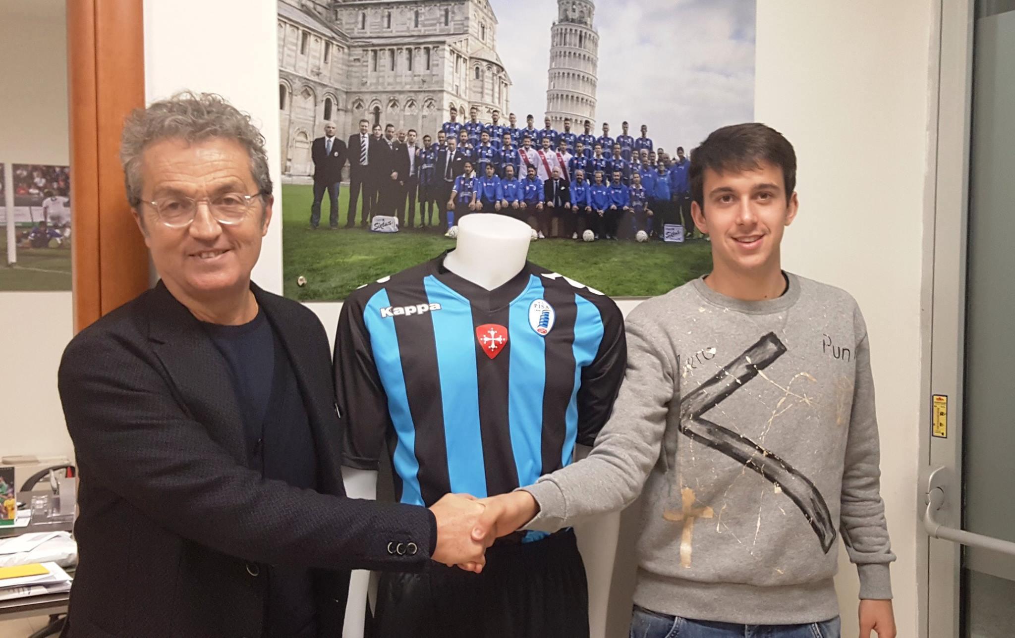 Zammarini col presidente Corrado (pisachannel.tv)
