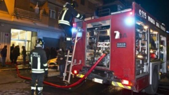 Un intervento dei vigili del fuoco (archivio)