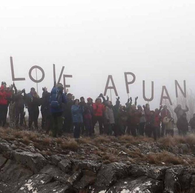 Strada sul Sagro, flash mob sul monte 