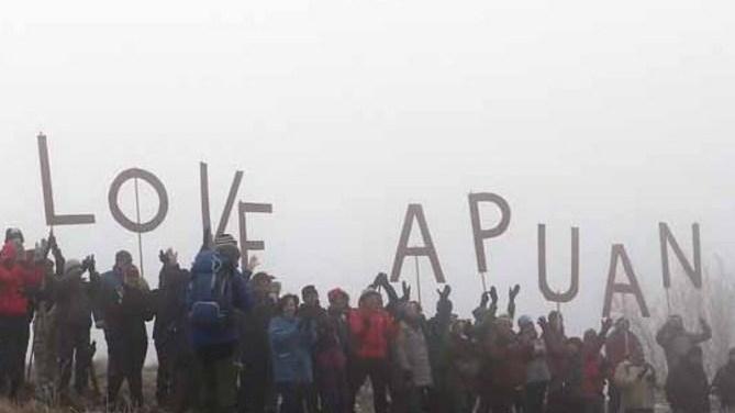 Strada sul Sagro, flash mob sul monte