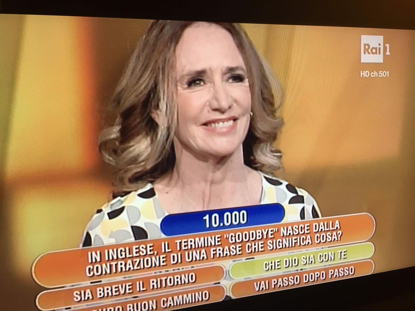 Carla Mel durante la trasmissione