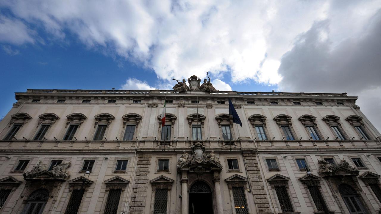 Il palazzo della Consulta a Roma, sede della Corte Costituzionale