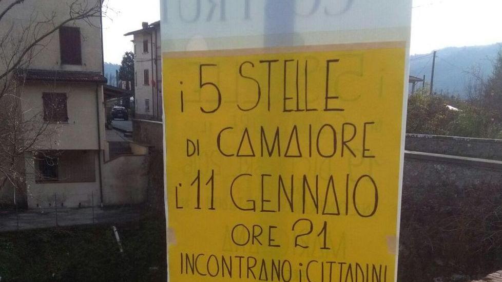 Rimossi i cartelli abusivi dei Cinquestelle