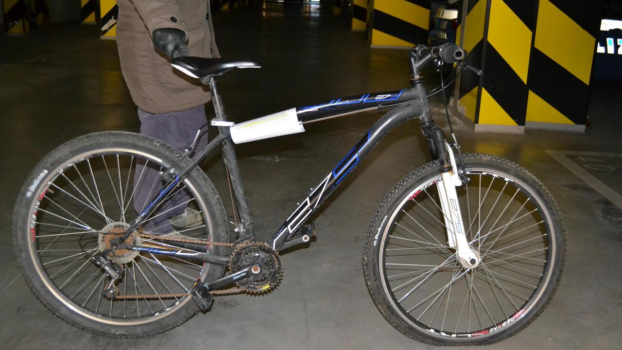 Una delle bici ritrovate