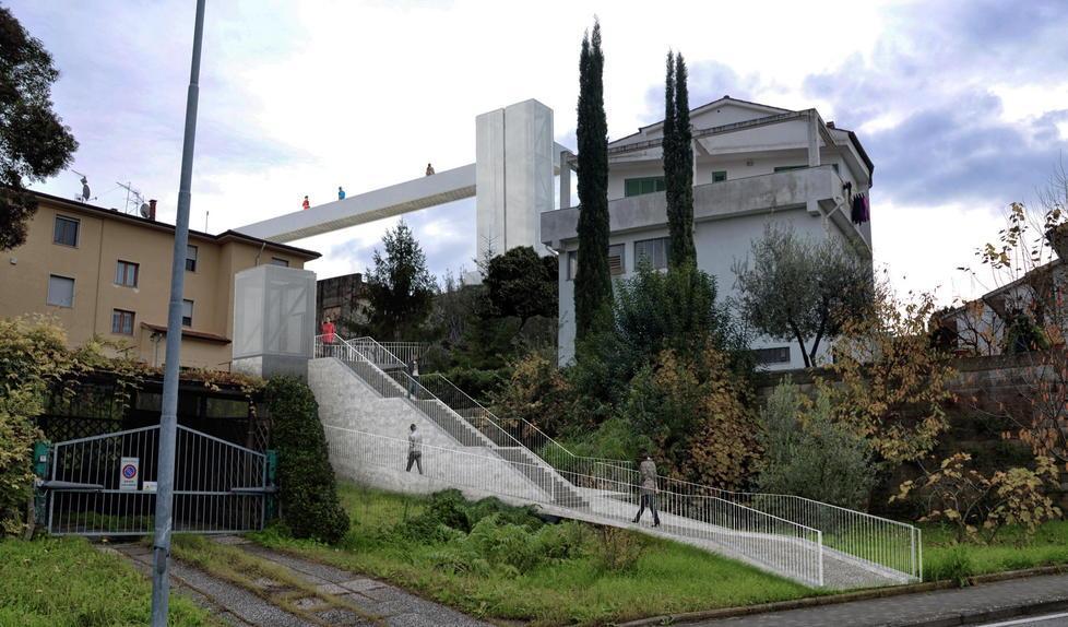 Un ponte lungo 125 metri per la nuova vita del centro 