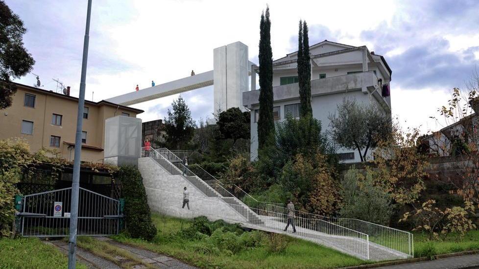 Un ponte lungo 125 metri per la nuova vita del centro