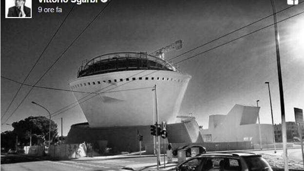 Il Museo di Quartucciu postato su Fb da Vittorio Sgarbi