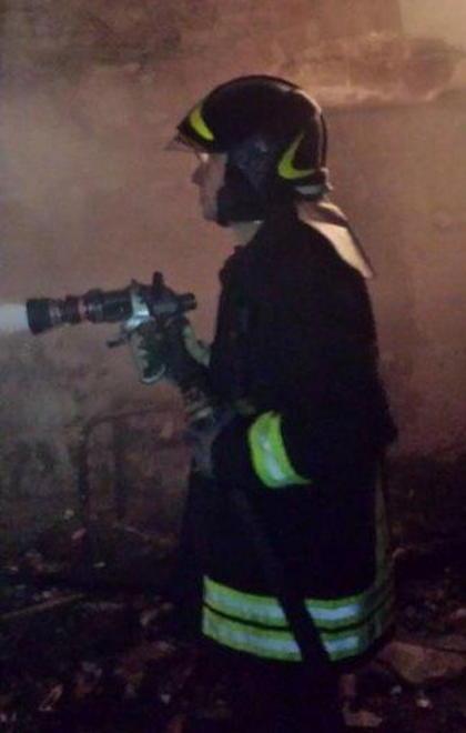 Fiamme nel “dormitorio” ex Garibaldi 