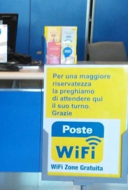 Le Poste diventano smart con la rete wi-fi