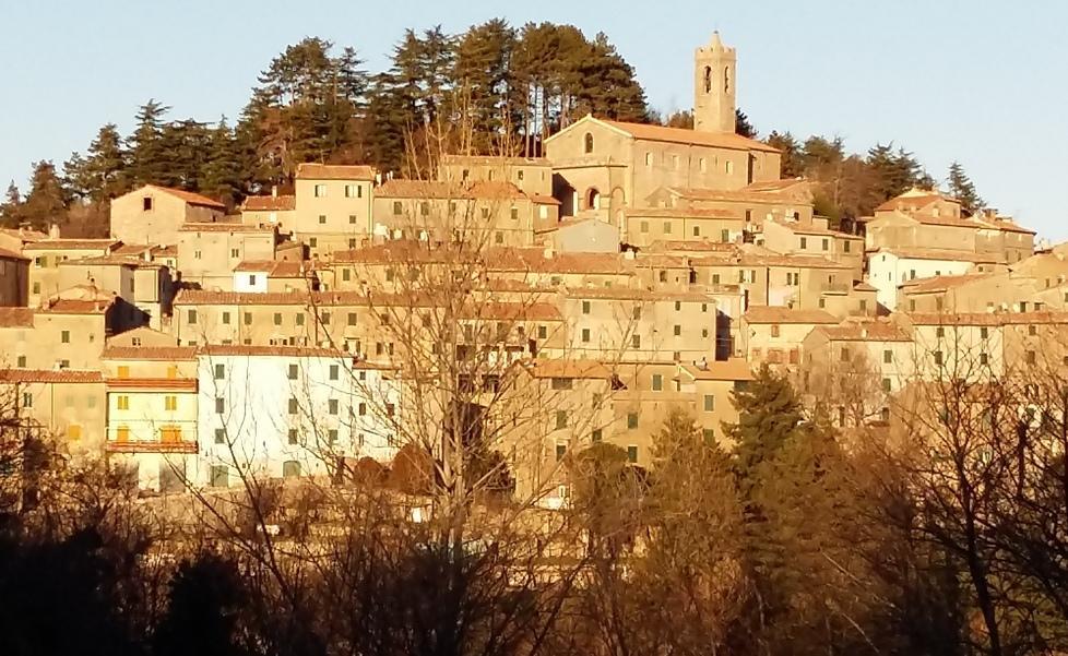 Una veduta di Montieri