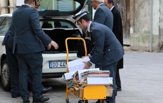 La Guardia di Fiananza al lavoro
