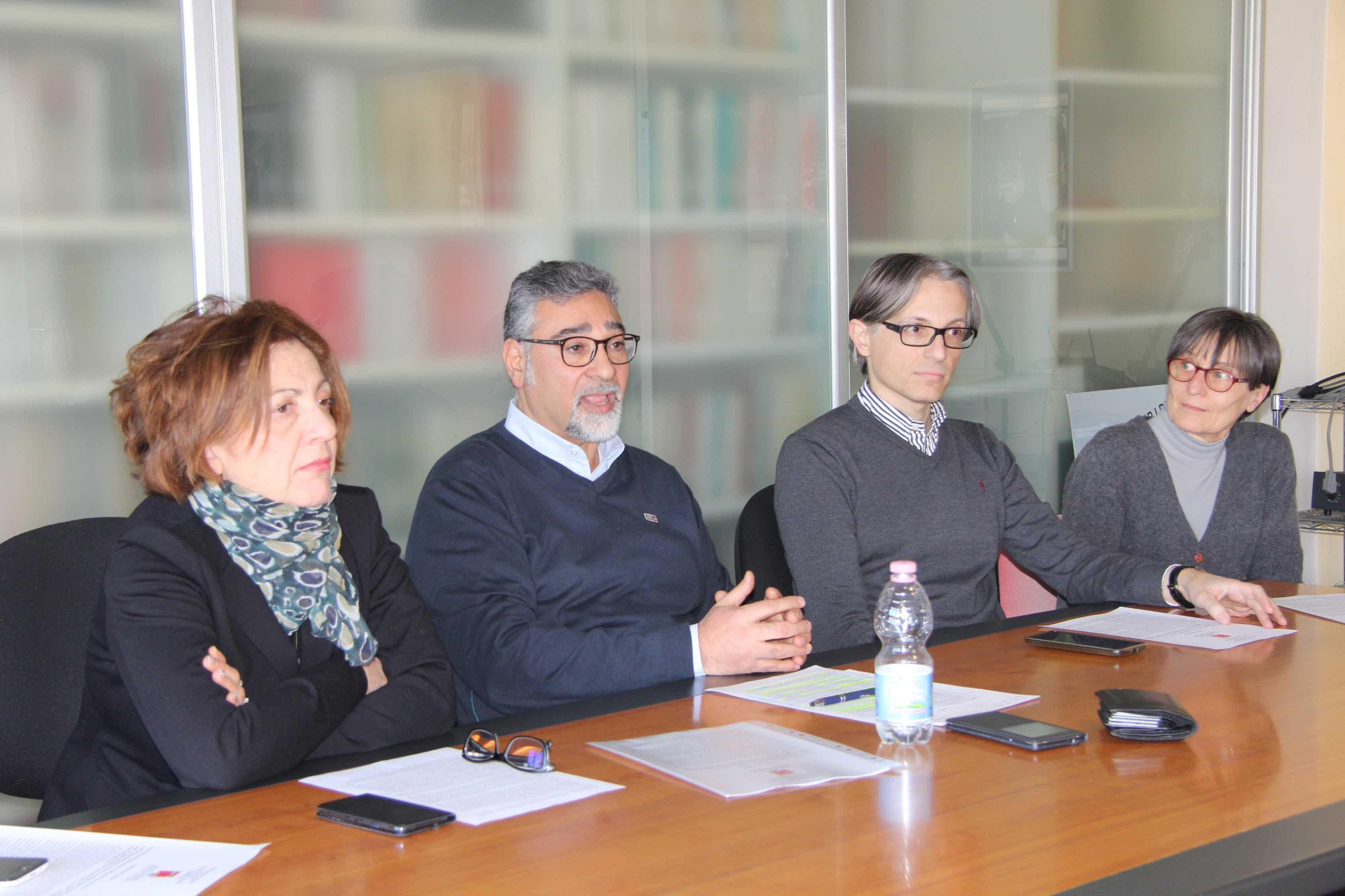 La conferenza stampa alla Cgil sul lavoro illegale