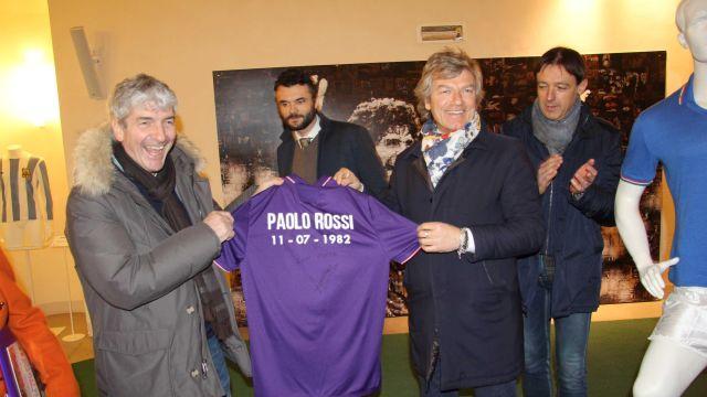 Paolo Rossi e Giancarlo Antognoni (foto Batavia)