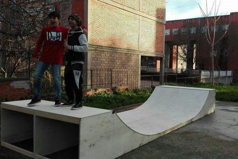 Sassari, a Latte Dolce una nuova rampa per i piccoli skater 