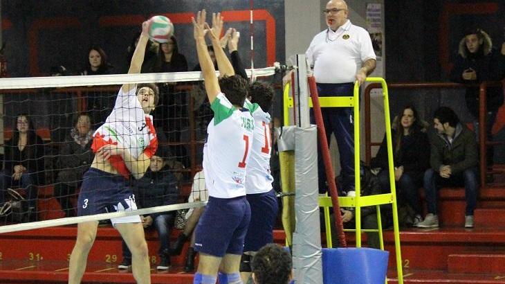 Un'azione del Volley Prato