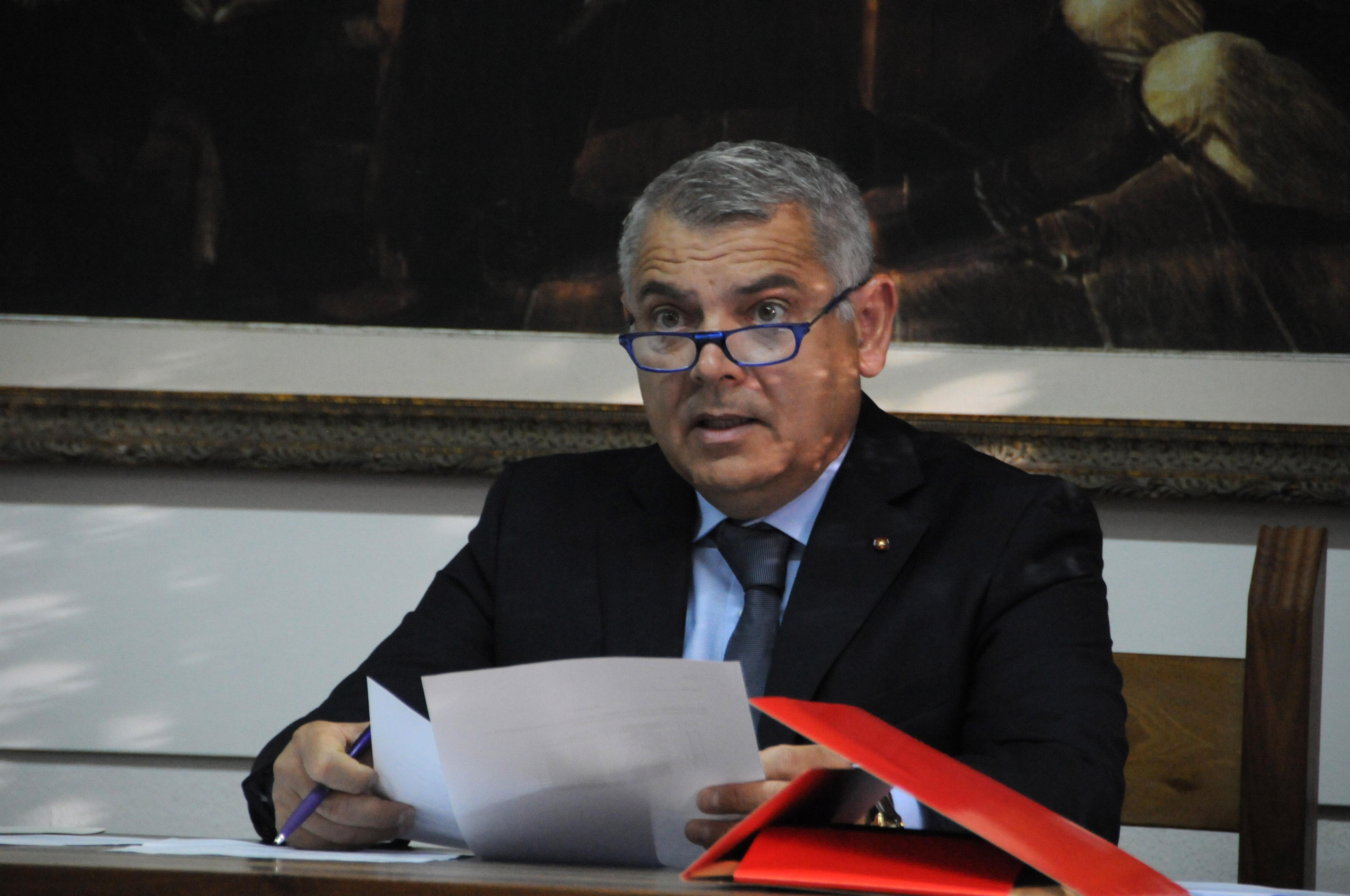 Il sindaco Dionigi Deledda