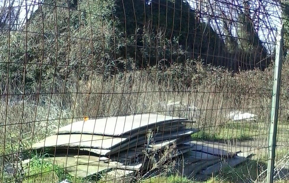 Strada trasformata in discarica «Basta, qualcuno intervenga»