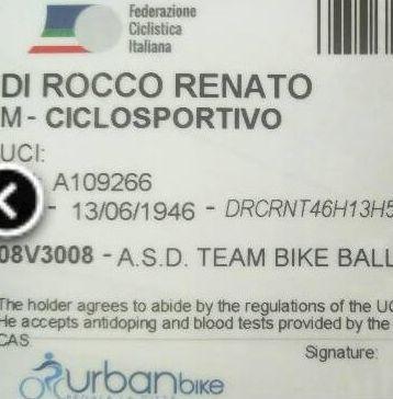 Di Rocco è tesserato con Team Ballero