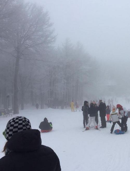 Neve: una leggera imbiancata sull’Amiata 