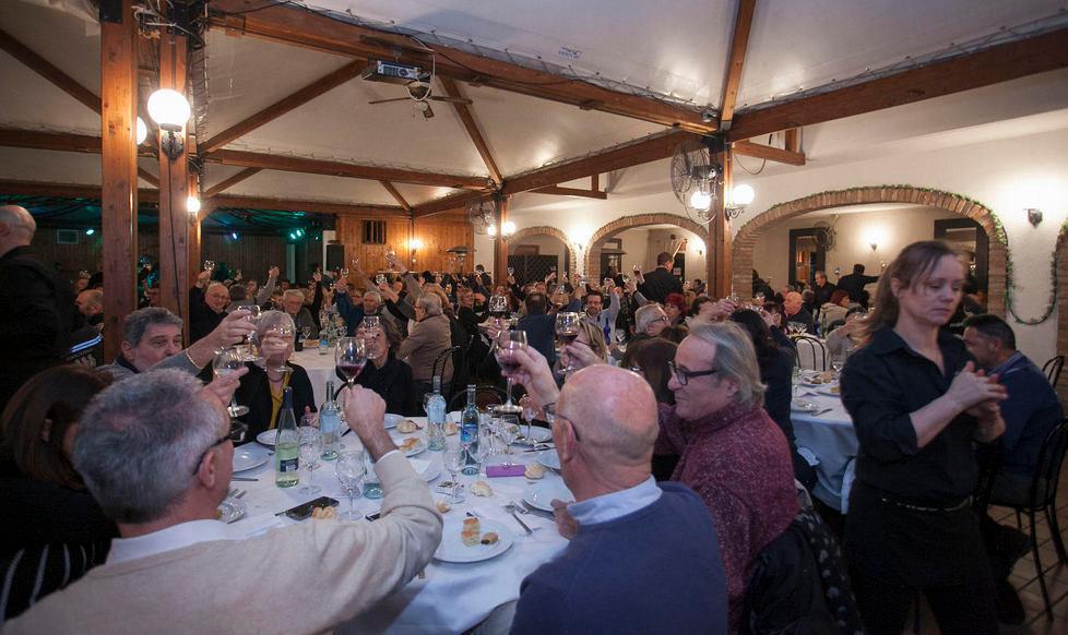 In 230 alla cena di solidarietà per festeggiare Ginetto Tosi