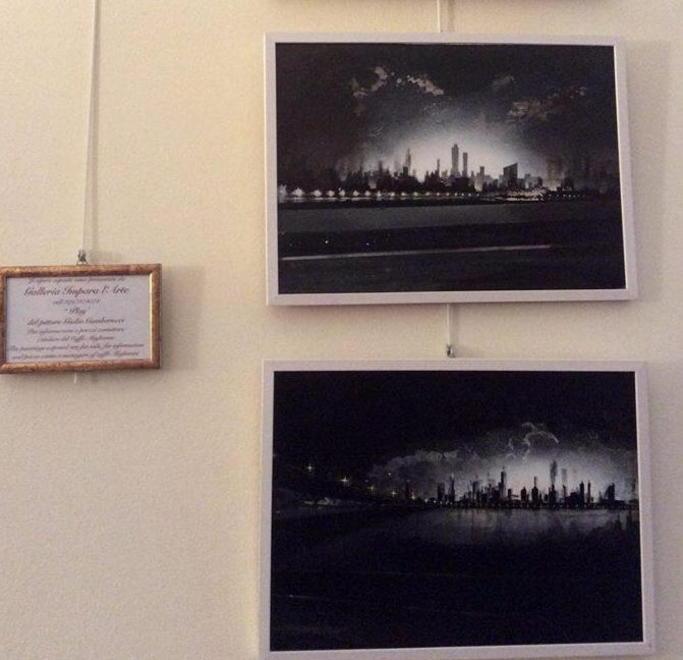 Volterra, mostra di Gamberucci in pasticceria