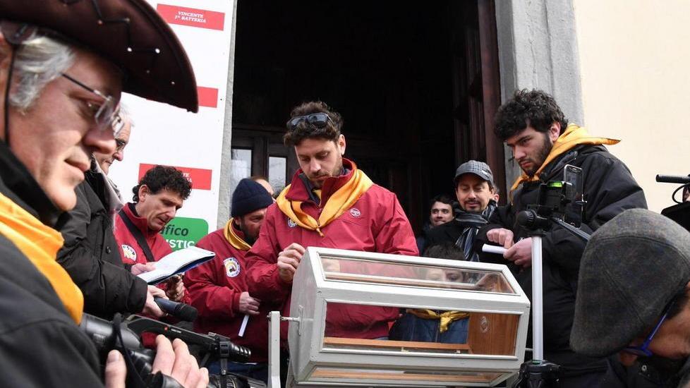 Il primo Palio con i cavalli mezzosangue
