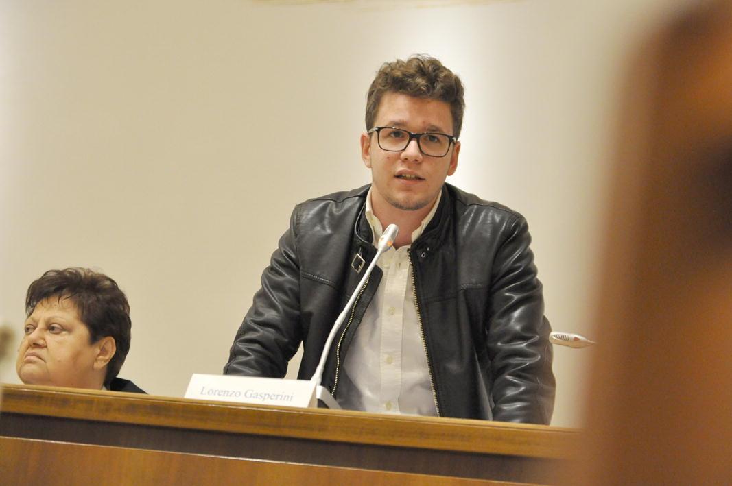 Il consigliere comunale di Cecina Lorenzo Gasperini