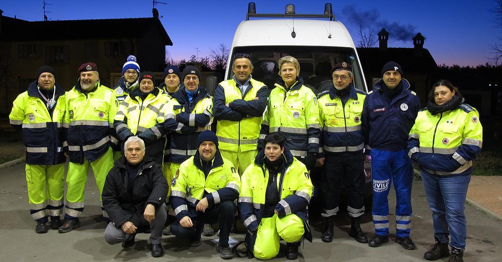 Volontari modenesi tra i terremotati