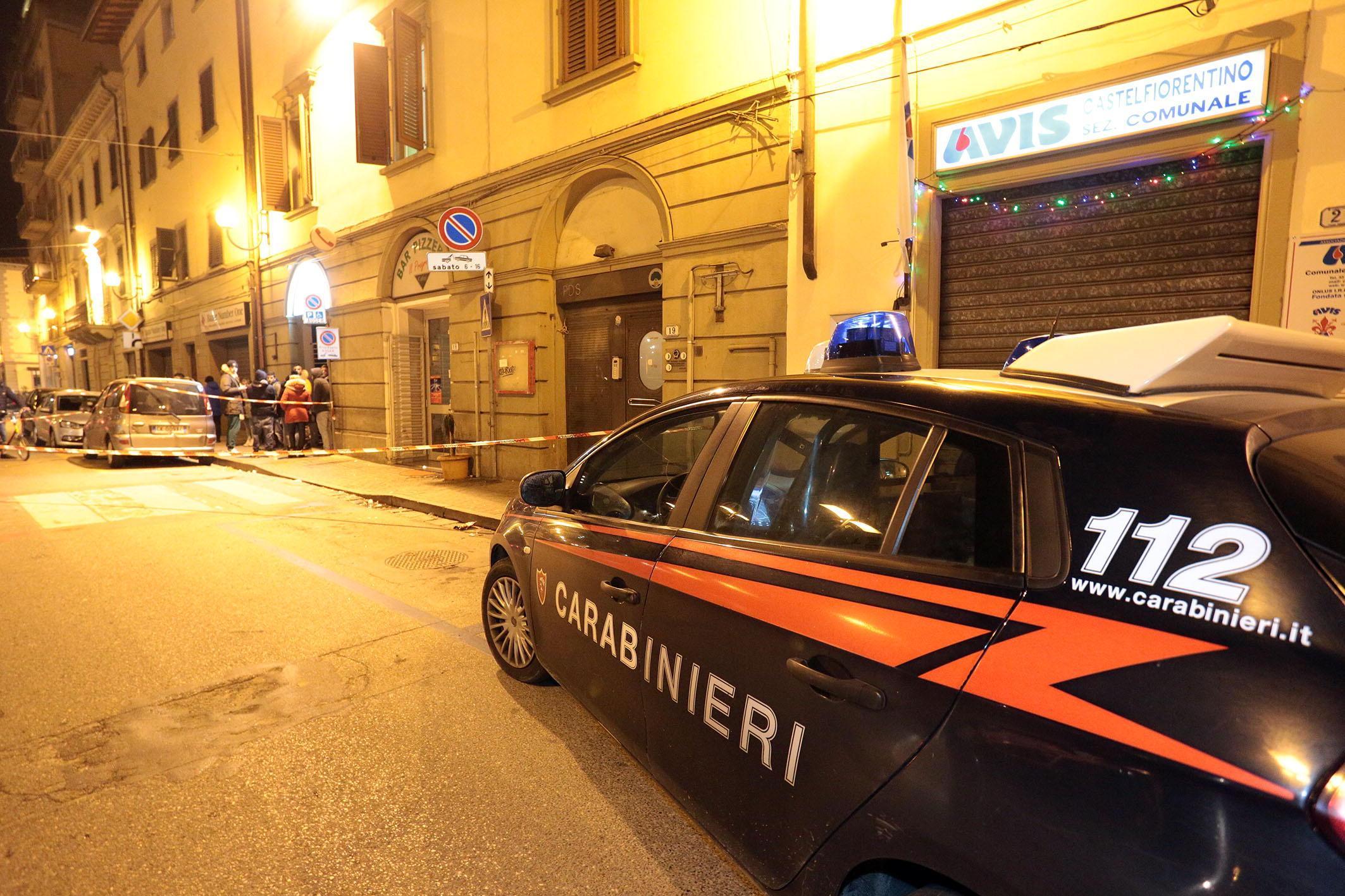 Il luogo della sparatoria (Foto Agenzia Carlo Sestini)