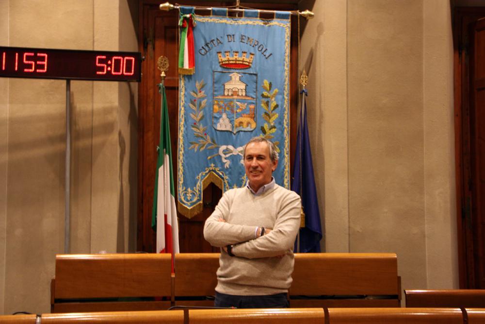 Il presidente del consiglio comunale Roberto Bagnoli