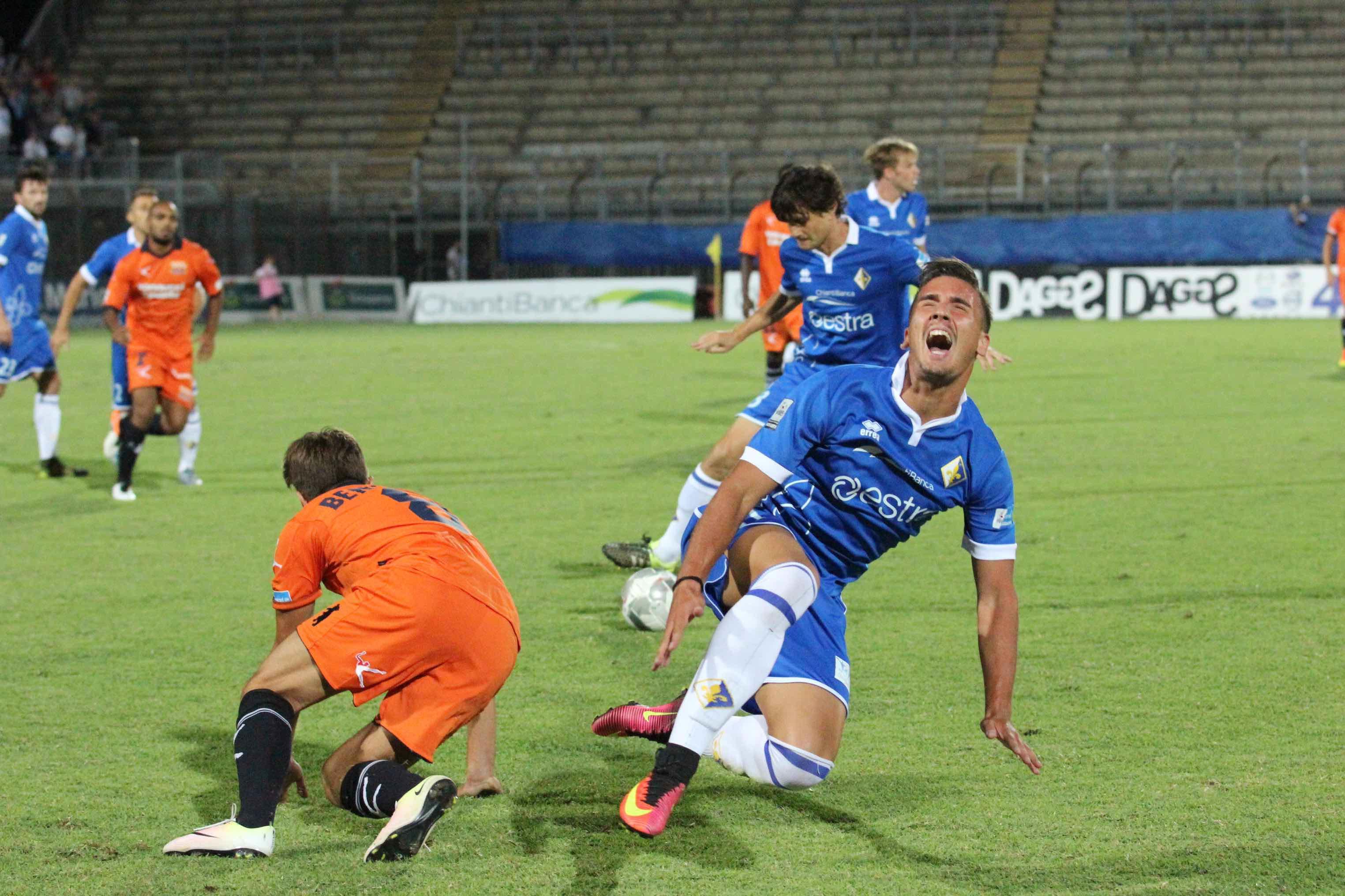 Prato-Pistoiese in campo al Lungobisenzio (foto Batavia) 